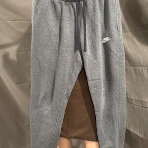 Nike Fleece Jogger Sweatpant Charcoal Heather Size Medium